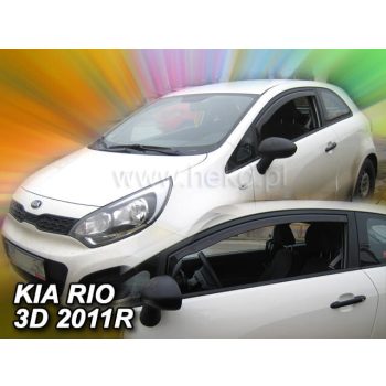 Heko 2 Dílčí deflektor  KIA Rio 3 dveře 2012- (20163)