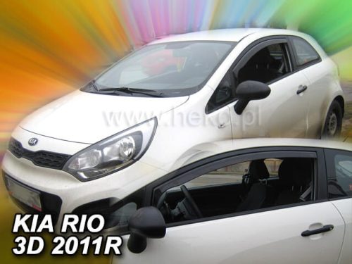 Heko 2 Dílčí deflektor  KIA Rio 3 dveře 2012- (20163)