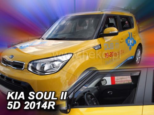 Heko 2 Dílčí deflektor  KIA Soul 5 dveře 2013- (20164)