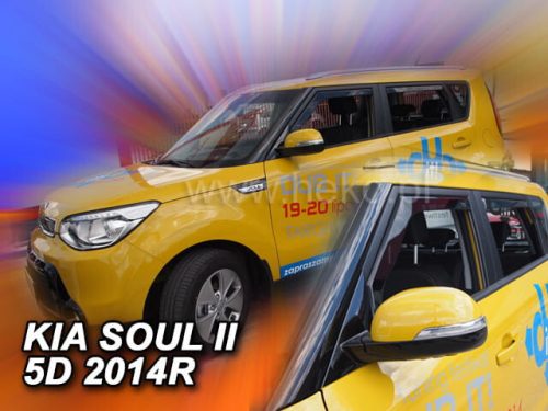 Heko 4 Dílčí deflektor  KIA Soul 5 dveře 2013- (20165)