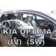 Heko 4 Dílčí deflektor  Kia Optima JF IV 5 dveře/SW 2016- (20184)