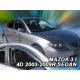 Heko 2 kusový deflektor větru Mazda 3 4-dveřový sedan 2004-2008, Mazda 3 5-dveřový zkosený zadní 2003-2008 (2
