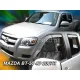 Heko 4 vícekusový Deflektor větru Mazda BT 50 4-dverový crew cab 2007-, Mazda BT 50 4-dverový double cab 2007- (