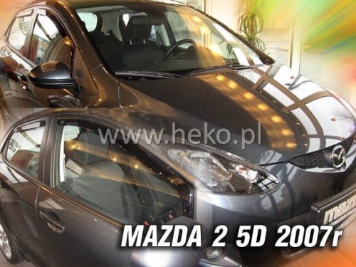 Heko 2 Dílčí deflektor  Mazda 2 5 dveře hatchback 2007-2009 (23142)