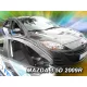 Heko 2 kusový deflektor větru Mazda 3 4-dveřový sedan 2009-, Mazda 3 5-dveřový zkosený zadní 2008- (23149)