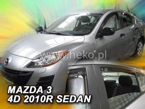 Heko 4 Dílčí deflektor  Mazda 3 4 dveře sedan 2009- (23153)