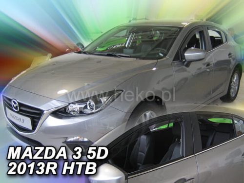 Heko 4 vícekusový deflektor větru Mazda 3 4-dveřový+ha. sedan 2014- (23164)