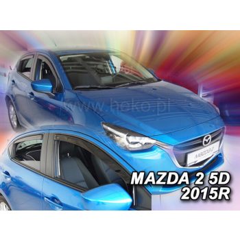   Heko 4 Dílčí deflektor  Mazda 2 5 dveře hatchback 2014- (23166)