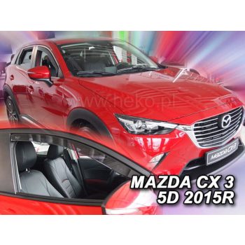   Heko 2 Dílčí deflektor  Mazda CX3 5 dveře SUV 2015- (23167)