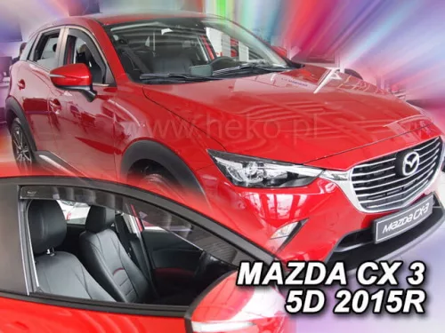 Heko 2 Dílčí deflektor  Mazda CX3 5 dveře SUV 2015- (23167)