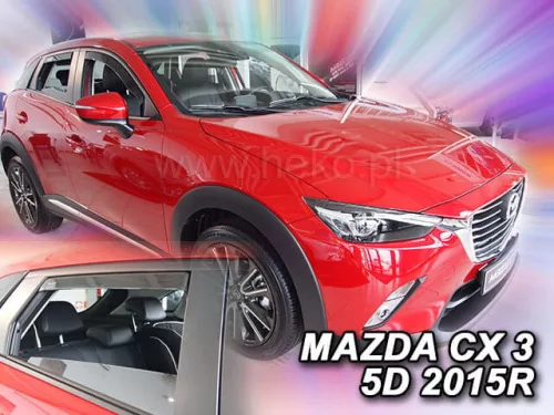 Heko 4 Dílčí deflektor  Mazda CX3 5 dveře SUV 2015- (23168)
