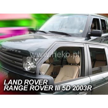   Heko 4 vícekusový Deflektor větru Land Rover Range Rover 5-dverový 2002-, Land Rover Range VOUGE 5-dverový 2007-