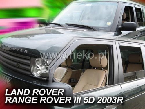 Heko 4 vícekusový Deflektor větru Land Rover Range Rover 5-dverový 2002-, Land Rover Range VOUGE 5-dverový 2007-