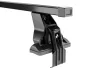 Menabo Omega Black M černé ocel Střešní nosič neuzamykatelný KIT56G