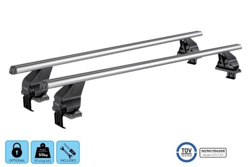 Menabo Omega hliník M Střešní nosič uzamykatelný KIT02G