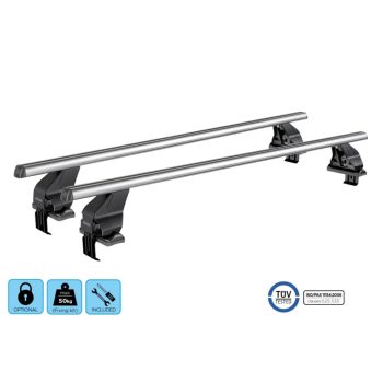   Menabo Omega hliník XL Střešní nosič neuzamykatelný KIT08G