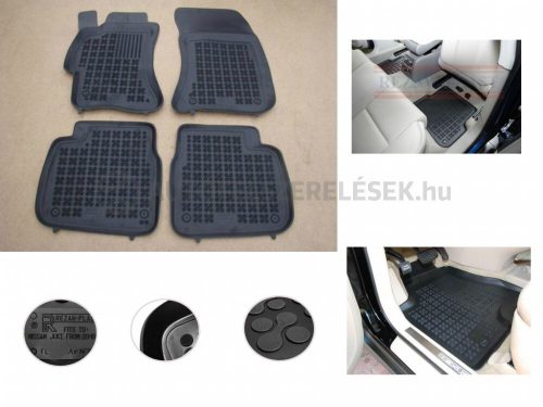 Rezaw černé gumové autokoberce Subaru LEGACY IV sedan/kombi 2003-2009 (202705)