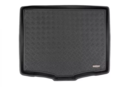 Rezawplast přesně padnoucí Gumová vana do kufru FORD Mustang Mach-E 2021- v dolní poloze nastavitelné podlahy zavazadlového prostoru, vybaveno B&O audio systémem.