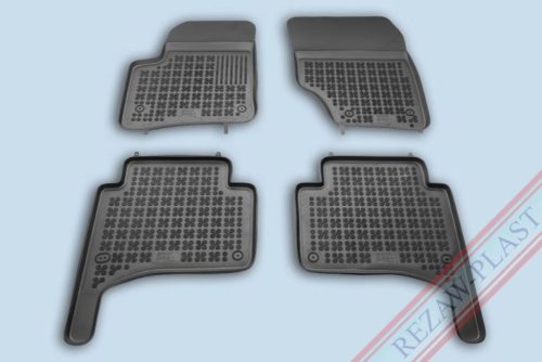 Rezaw černé gumové autokoberce VOLKSWAGEN TOUAREG I SUV 2002-2010 (200105)