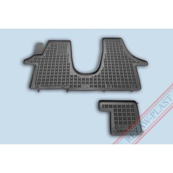   Rezaw černé gumové autokoberce VOLKSWAGEN TRANSPORTER T5 CAR. 2003-2015, T6 2015-2019, T6.1 2019-