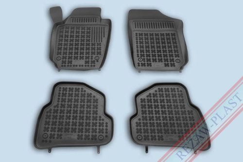 Rezaw černé gumové autokoberce VOLKSWAGEN Polo V Hatchback 2009-2017 (200110)