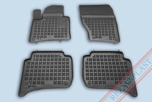 Rezaw černé gumové autokoberce VOLKSWAGEN TOUAREG II SUV 2010-2018 (200111)