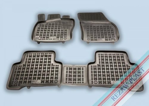 Rezaw černé gumové autokoberce VOLKSWAGEN TOURAN III 2015-tól (200120)