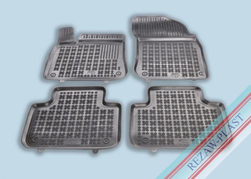 Rezaw černé gumové autokoberce VOLKSWAGEN TOUAREG III SUV 2018-tól (200126)