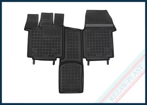 Rezawplast s vysokým okrajem Gumové autokoberce /hótálca VOLKSWAGEN T7 Multivan 2022- PHEV-hez is