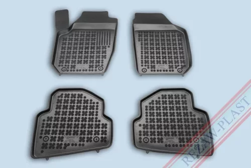 Rezaw černé gumové autokoberce SKODA Fabia II Hatchback/kombi 2007-2014 (200204)