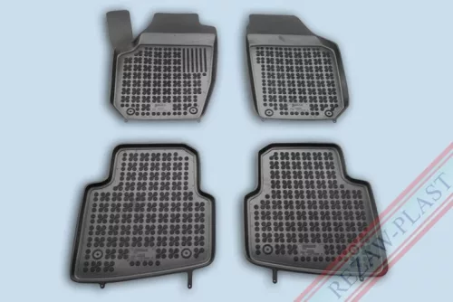 Rezaw černé gumové autokoberce SKODA ROOMSTER Van/kombi 2006-2015 (200205)