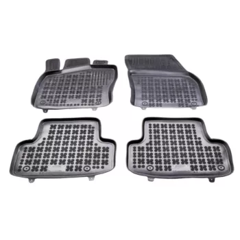   Rezaw černé gumové autokoberce SKODA KAROQ Crossover 2017-tól (200214)