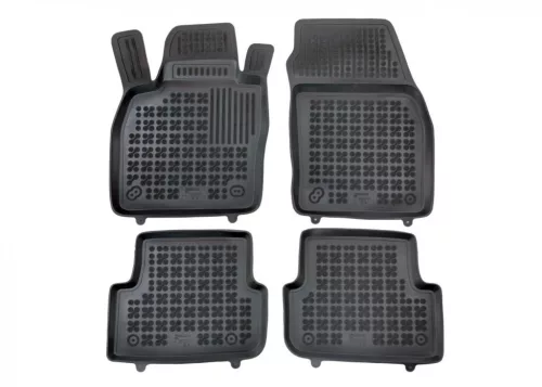 Rezaw černé gumové autokoberce SKODA Fabia IV Hatchback/kombi 2021-