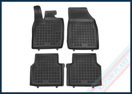 Rezaw černé gumové autokoberce SKODA ENYAQ iV SUV, COUPE 2020 -