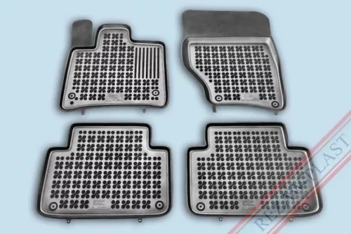 Rezaw černé gumové autokoberce Audi Q7 I SUV 2005-2015 (200307)