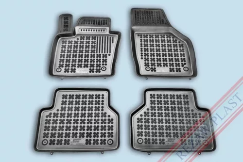 Rezaw černé gumové autokoberce Audi Q3 I Crossover 2011-2018 (200315)