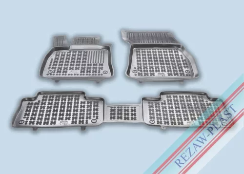 Rezaw černé gumové autokoberce Audi E-Tron SUV 2018-tól (200326)