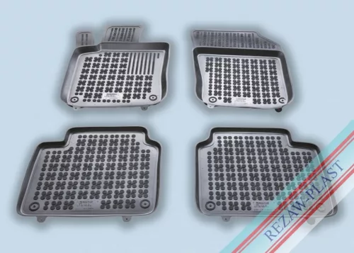 Rezaw černé gumové autokoberce Volvo S90 II 2016 -, V90 II 2016 - (200414)