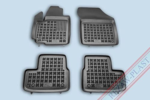 Rezaw černé gumové autokoberce OPEL AGILA II B Hatchback 2008-2014 (200512)