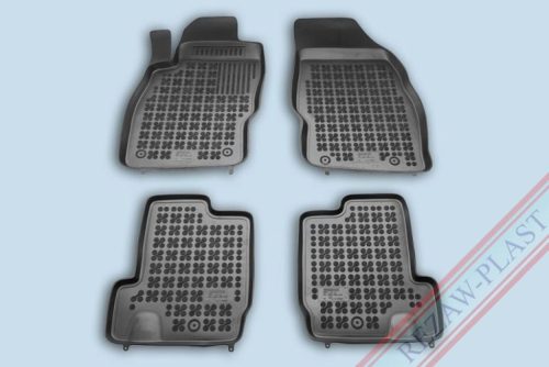 Rezaw černé gumové autokoberce OPEL ADAM Hatchback 2013-2019(200520)