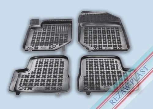 Rezaw černé gumové autokoberce PEUGEOT 208 II, OPEL Corsa F 2019-tól (200527)