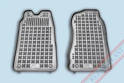 Rezaw černé gumové autokoberce FORD TRANSIT III Van na straně řidiče s extra výztuhou 2000-2013 (200613