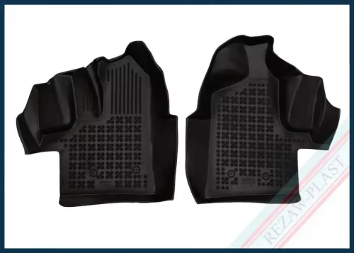 Rezawplast s vysokým okrajem Gumové autokoberce /hótálca FORD Transit 2015-2021 krabice pod sedadly