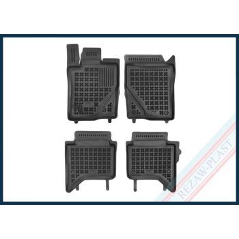   Rezaw černé Gumové autokoberce FORD RANGER VI Double cab, varianty Raptor, WildTruk 2022 -