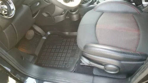 Rezaw černé gumové autokoberce Bmw Mini COUNTRYMAN I Crossover 2010-2017 (200725)
