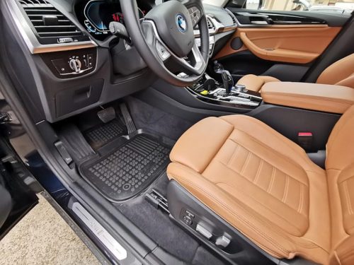 Rezaw černé gumové autokoberce Bmw X3 (G01) 2017 -, X4 (G02) 2018 -(200727)