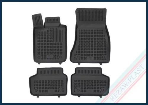 Rezaw černé gumové autokoberce Bmw 7 G11 sedan 2015-