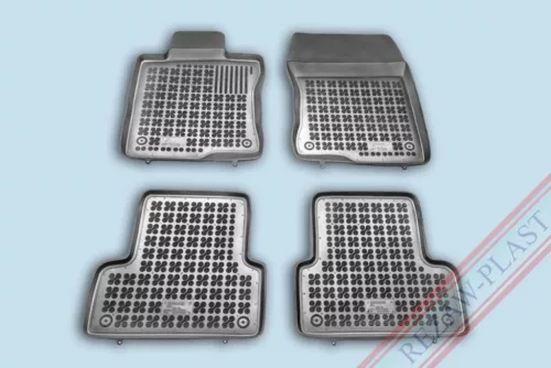 Rezaw černé gumové autokoberce HONDA ACCORD VIII sedan/kombi 2008-2015 (200901)