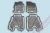 Rezaw černé gumové autokoberce HONDA FRV I hatchback 2004-2009 (200914)