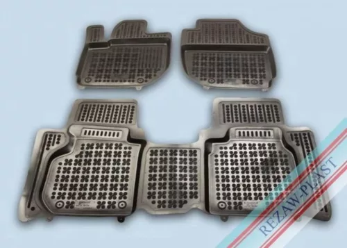 Rezaw černé gumové autokoberce HONDA HR-V II crossover 2014-tól (200918)